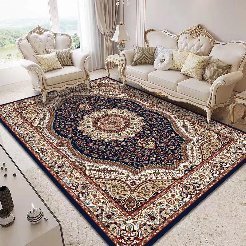 

Взрывной складной моющийся диванный журнальный столик коврик абстрактный ретро нескользящий коврик для гостиной 200 * 300cm [Washed bottom imitation cashmere]