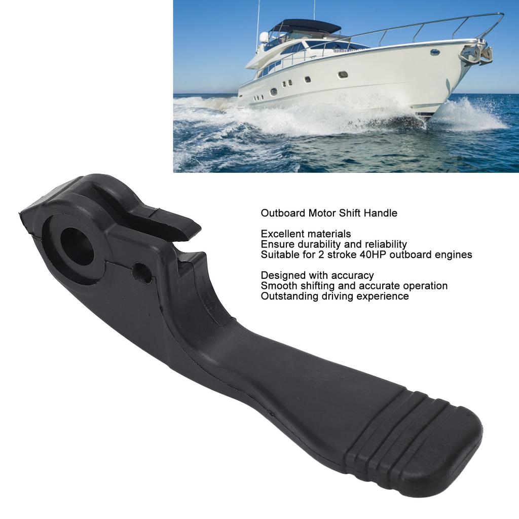 Outboard Motor Shift Handle ABS Plastic Replacement for 2 Stroke 15HP Boat for Repair