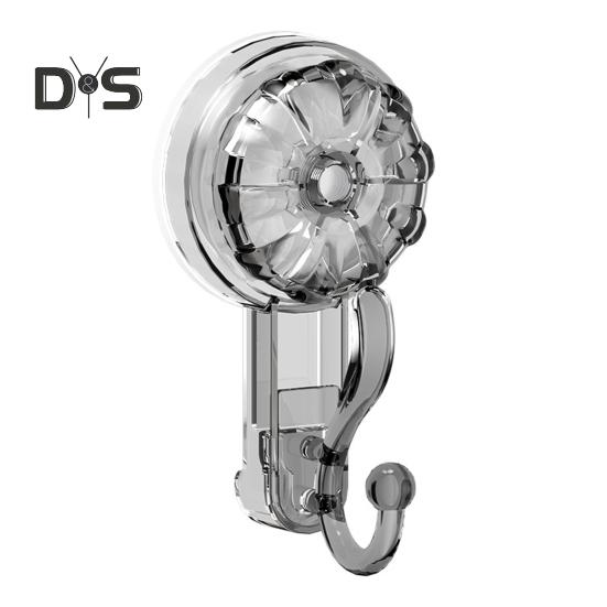 

1/2/3/4 шт. Прозрачные крючки для присосок, прочные, выдерживающие нагрузку, легко устанавливаемые съемные сверхпрочные вакуумные присоски с крючками 1pc чёрный/чистый