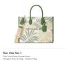 MICHAEL KORS Mirella Artificial Leather Palm Leaf Jacquard Handbag, Tote Bag Medium Women's Multicolor 35S4G7ZT2U