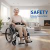 Adjustable Safety Wheelchair Seat Belt 2 Straps Lap and Leg Secure Support Aids for Disabled Senior Mobility