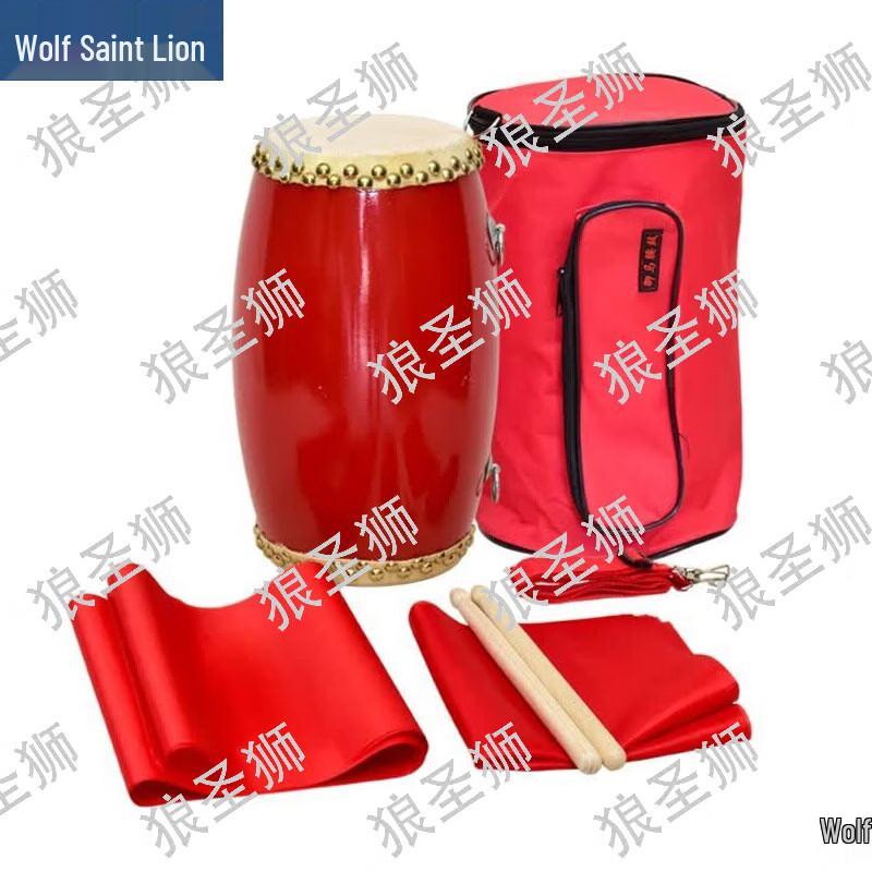 Wolf Saint Lion Cowhide Waist Drum