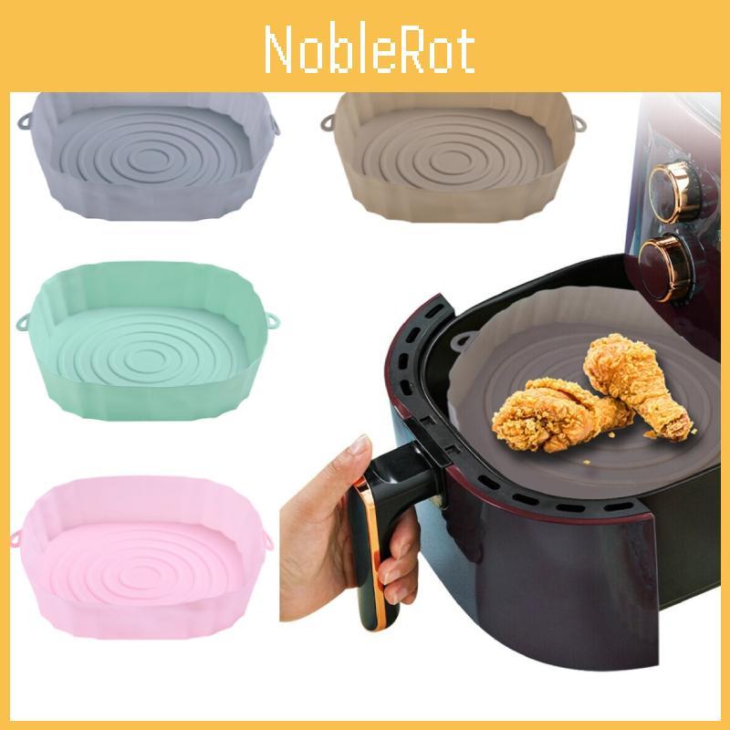 Silicone Air Fryer Basket Multifunctional Barbecue Mat Kitchen Oven Tray Baking
