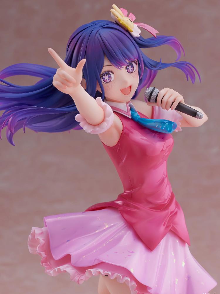 21cm Hoshino Ai Oshi No Ko Gk Statue Anime Figure 21cm Painted Version With Stage Base Desktop Decoration Gift For Anime Fans
