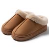 Autumn and Winter Cotton Slippers Indoor Thick Bottom Non-slip Warm Plush New Home Winter Couple Cotton Mop