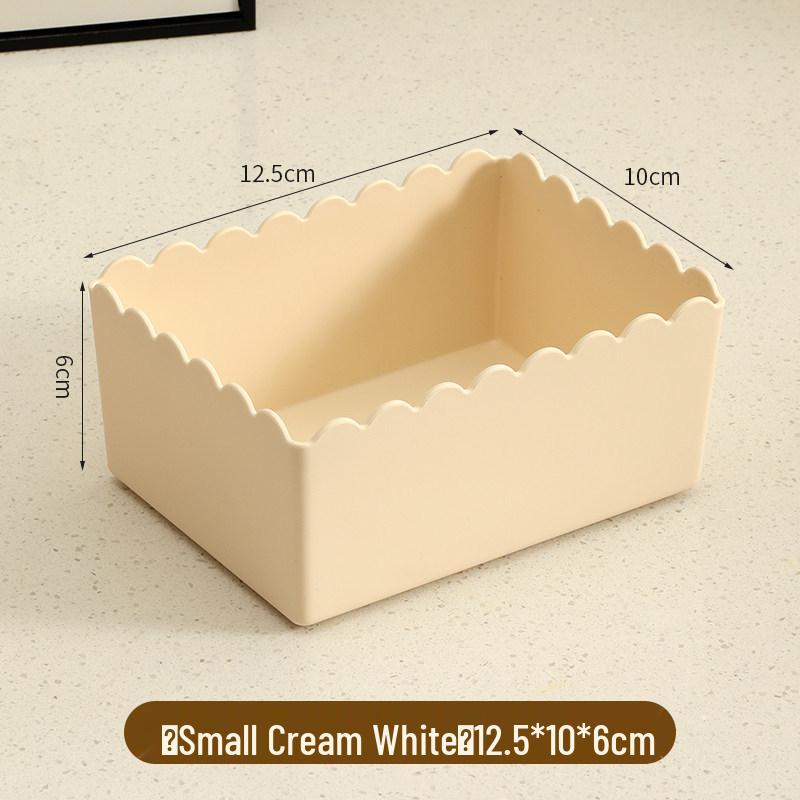

Desktop Plastic Storage Box for Cosmetics, Snacks, and Sundries – Perfect for Dorms and Bathrooms