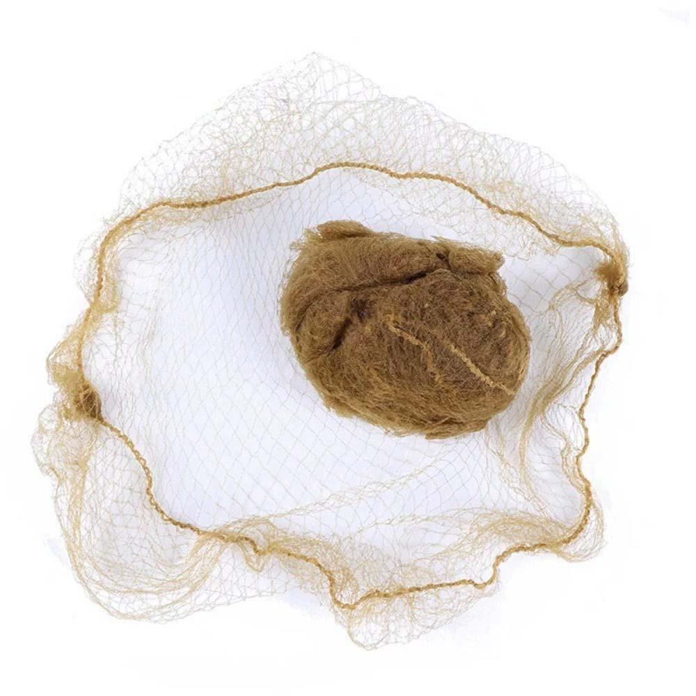20pcs Wig Cap Elastic Lines Hair Net Soft Invisible Hairnet Wig Accessories Nylon Hairnets
