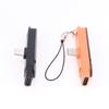 240W Typ C zu Typ C 2-in-1 Schnelllade-Datenadapter mit Telefonständerfunktion Faltbarer Telefonladehalter Adapter