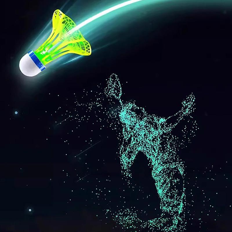 6/12Pcs Led Light-Up Badminton Balls Colorful Led Foamed Sport Badminton Shuttlecocks Children Luminous Badmintons Supplies