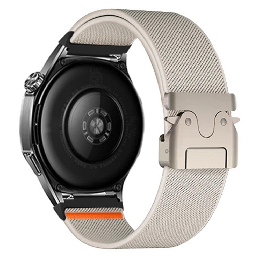22mm Watch Band For Huawei Watch GT 5 Pro 46mm/GT 5 46mm/GT 4 46mm Elastic Nylon Braided Strap with Bull Head Umbrella Buckle