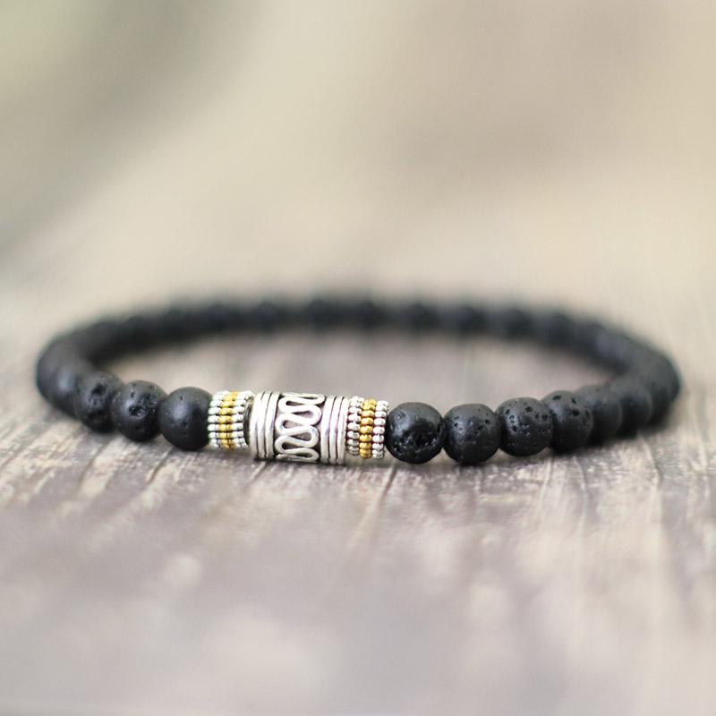 Minimalist 6mm Natural Stone Bracelet Unisex Sanskrit Yoga Meditation Beaded Braclet Lucky Red Braslet Tibetan Buddhist Pulseira