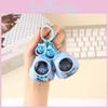 Capybara Stitch Small Bear Keychain Bag Pendant With Led Mood Light For Gift And Decoration