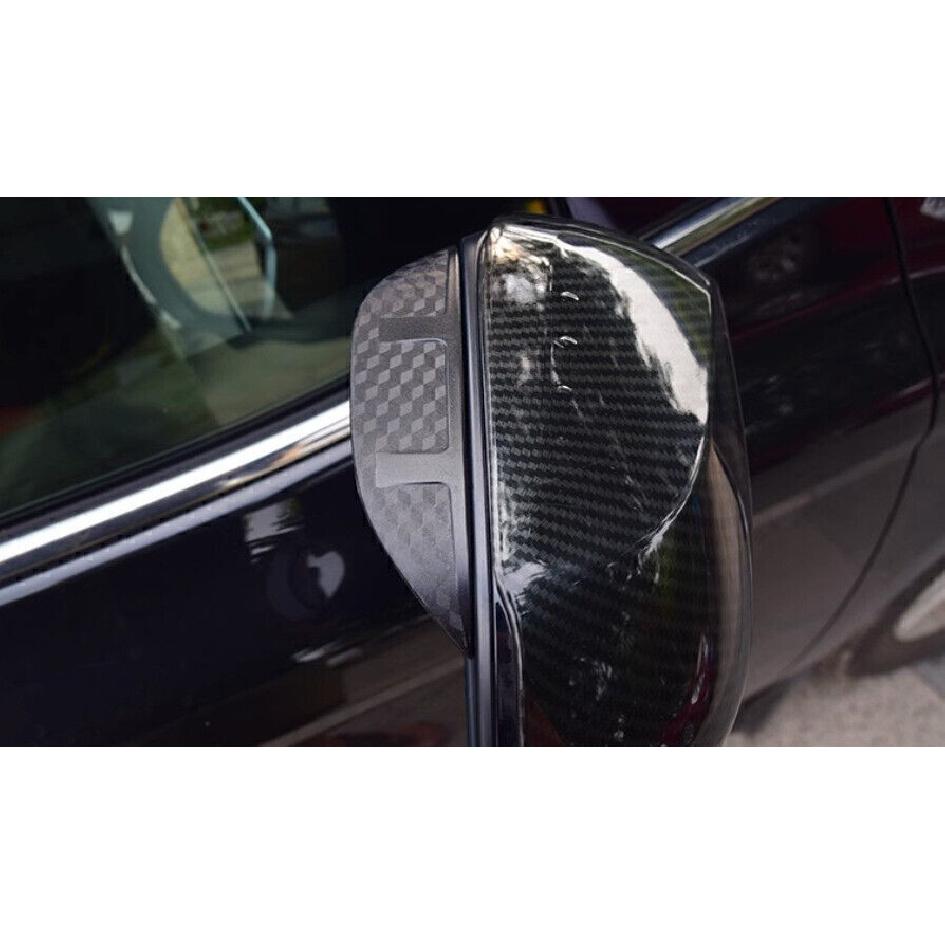 For Toyota Camry 2018-2024 Carbon Fiber Rear View Mirror Rain Eyebrow Guard Trim