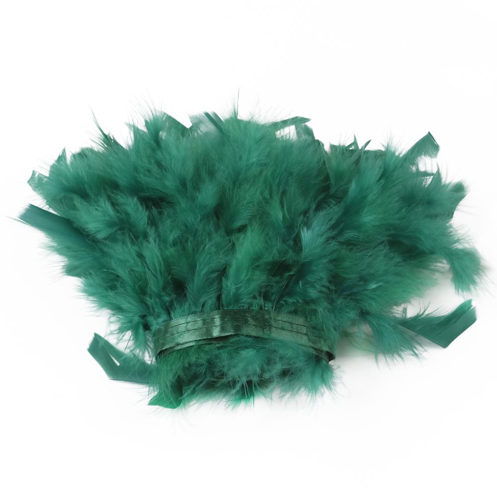 1Yard Natural Turkey Feathers Trim 10-15Cm Fluffy Feather Ribbon For Crafts Accessories Wedding Party Clothing Sewing Decoration