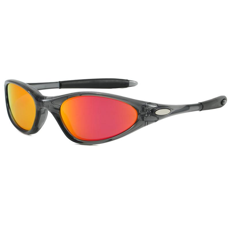 European and American sunglasses for men and women TR Retro Oval Frame Outdoor Cycling and Driving Sunglasses minute