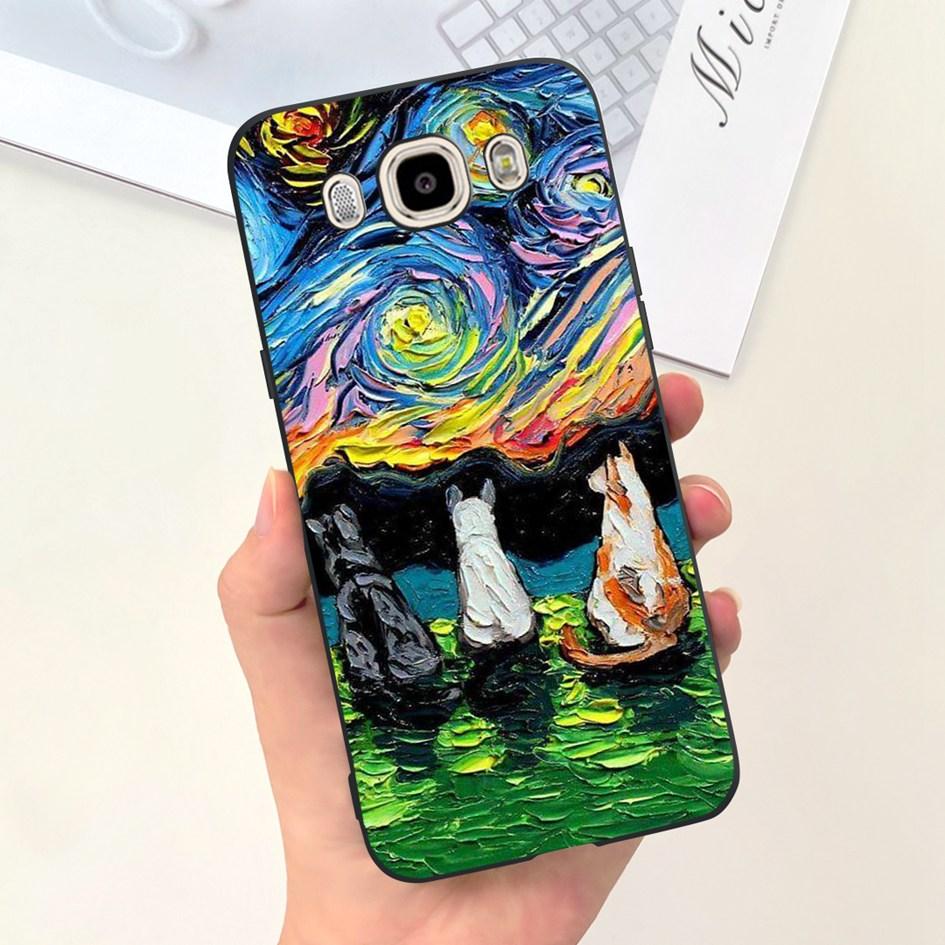 For Samsung Galaxy J7 J5 J3 2016 Case SM-J320F J510F J710F Phone Cover Cute Astronaut Silicone Bumper For Samsung J2 2016 Fundas