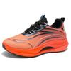 Flame Red Mesh Sneakers Breathable Casual Marathon Running Shoes