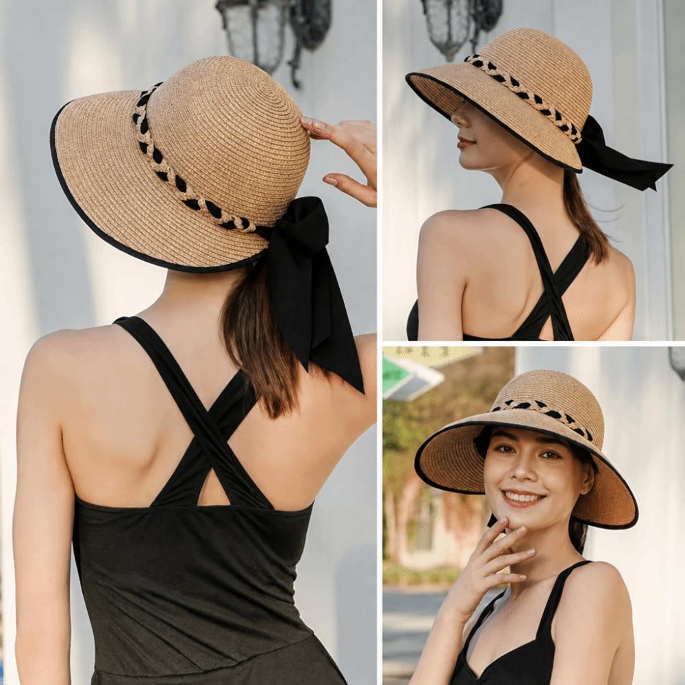 Wide Brim Sun Hat Multicolor Face Covering Cap Portable Sun Visor Hat  Beach Trip