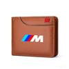 Car Wallet Leather Mini Credit For BMW E46 E90 E60 F10 E39 F30 E36 F20 E91 E30 G30 G20 Card Purse Portable Small Wallet Keychain cyhk37