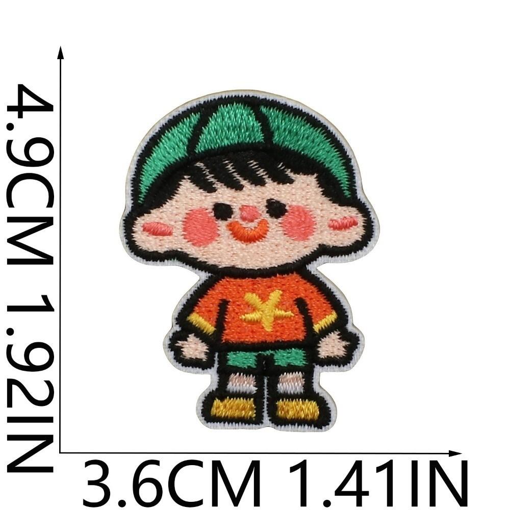Cartoon Embroidered Patches DIY Style Embroidery Badge Patches Clothes Decor Emblem Badge Boy Girl