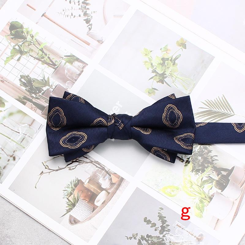 Men'S Wedding Dress Bow Tie Wedding Dress Shooting Chinese Personality Burgundy Bow Tie Double Bow Tie