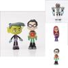 Vibrant Teen Titans Go Anime Figures With Robin Raven Beast Boy Starfire