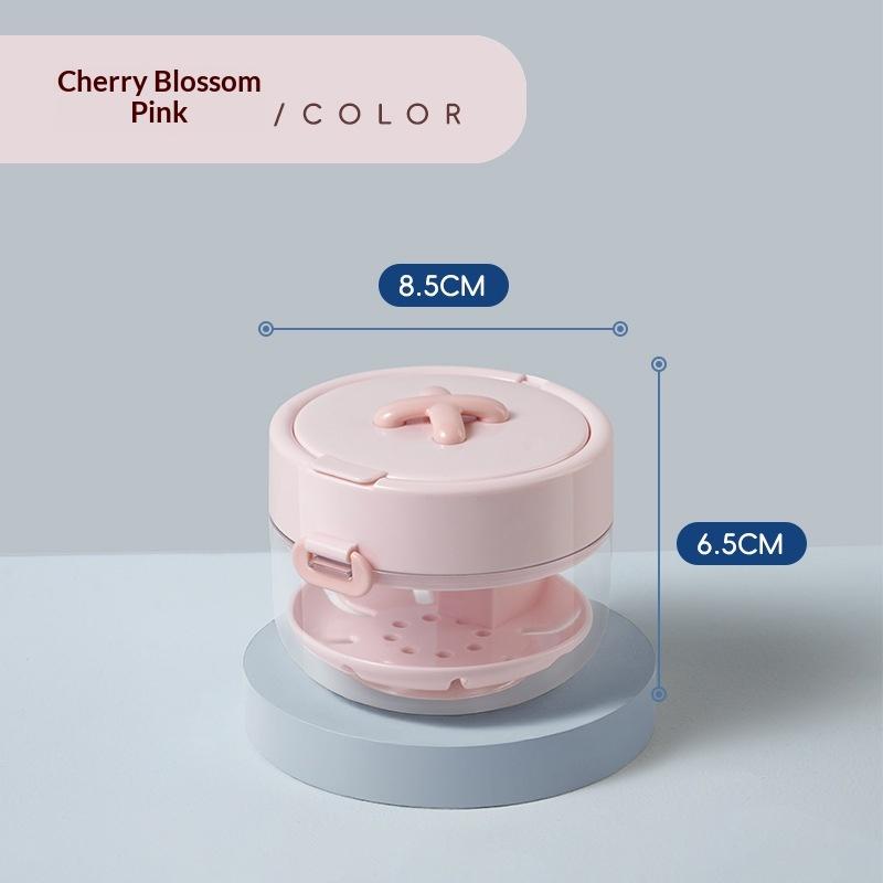3-in-1 Draagbare Dubbellaagse Kunstgebit Case Met Schoonmaakborstel Opbergdoos Donut Beugel Retainer Beugels Organizer