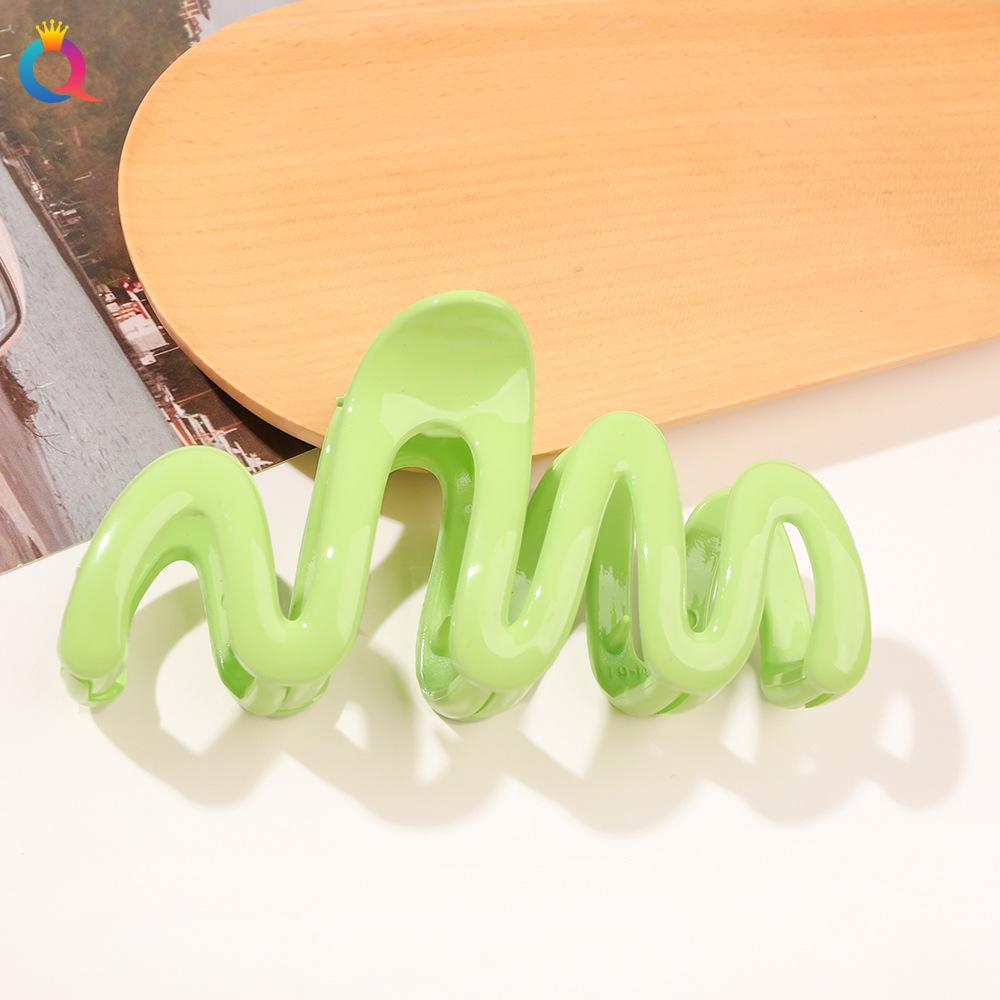 Colorful Grip Wavy Hair Clip Back of Head Clip Hair Clip Updo Shark Clip Hair Accessories