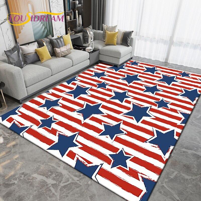 Pentagon Five-pointed Star Area Rug,Carpet Rug for Living Room Bedroom Sofa,Kitchen Bathroom Doormat Non-slip Floor Mat Gifts