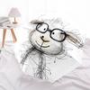 1pc Glasses Sheep Automatic Folding Umbrella Automatic Open/Close, 8-Rib Durable Frame, Compact Travel Umbrella Suitable027