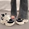 2025 Women's Autumn Height-Boost Sneakers: Small Size, Thick Sole, 9cm Lift
