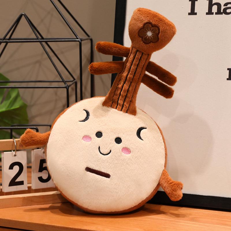 Musical Instrument Doll Figurine: Cute Music-Themed Piano & Guitar Plush Toy, Gift for Girls