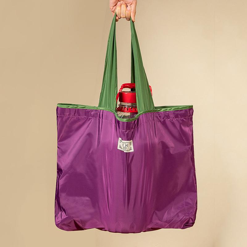Environmentally Friendly Shopping Bag, Foldable One Shoulder Carrying Bag, Portable Supermarket Grocery Bag