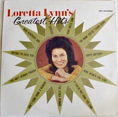 

LP Record LORETTA LYNN Loretta Lynns Greatest Hits MCA1 MCA 1973 US CountryFolk Used