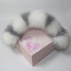 New Real Fox Fur Earmuffs For Winter Women Warm Natural Raccoon Fur Earmuffs Girls Ear Warmer Genuine Fur Scarves Plush Ear Muff