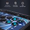 Stilvoller Gaming-Joystick mit 3,5-mm-Soundanschluss Blaue mechanische Tastenstecker Play-USB-Kabel für die Verwendung mit mehreren Geräten