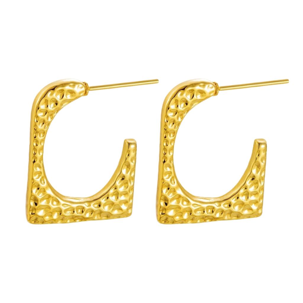 Boucles d'Oreilles en Acier Inoxydable pour Femmes Vintage Luxe Élégant Bijoux en Acier Titane