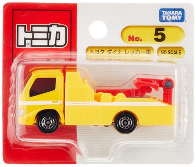 TAKARA TOMY Tomica Toyota Dyna Abschleppwagen, Mini-Auto, Spielzeug, Alter Nr. 5 (Blisterverpackung) 3+