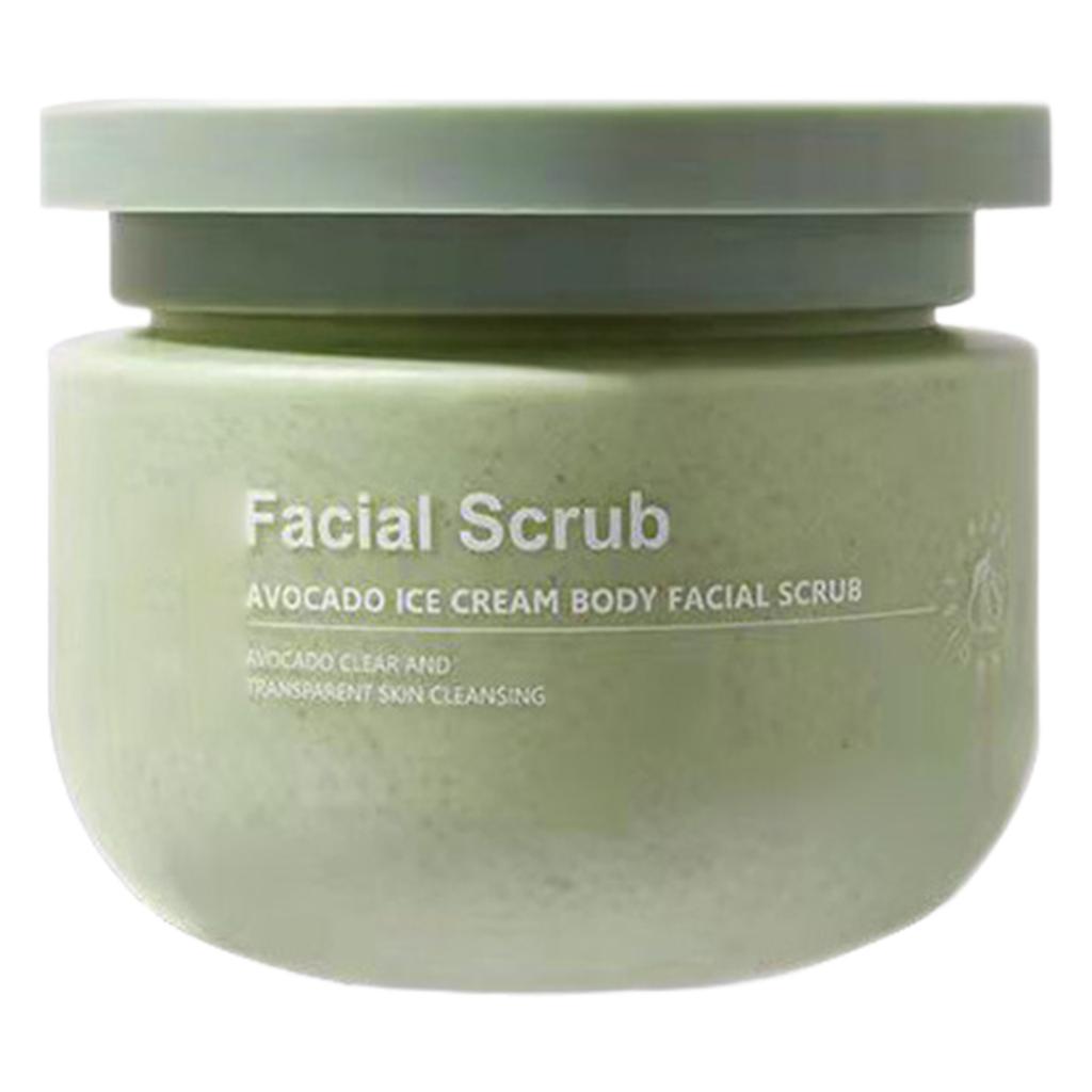 1Pc 250g Exfoliating Scrub Cream for Women Girls Gentle Cleansing Hydration Moisturizer Smooth Brighten Skin Hand Foot Body Care Beauty Tool