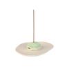 Compact Ceramic Tortoise Shell Incense Holder for Sandalwood & Agarwood Sticks