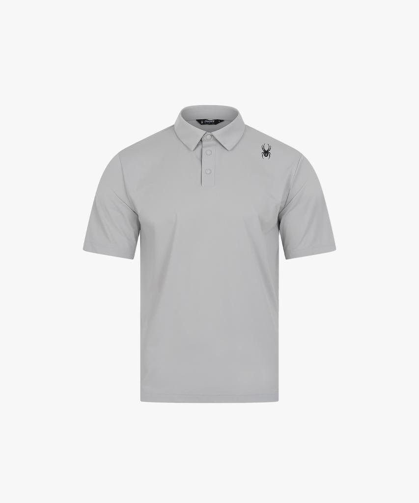 SPYDER Men'S Pro Web Cool Tricot Pique Collar Short Sleeve T-Shirt Splmcnts001Mlgr