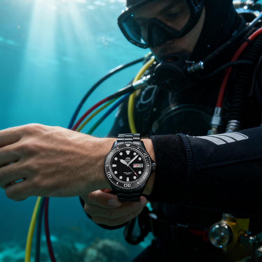 Men's Watch Water Ghost Watch Men's Fully Automatic Mechanical Watch Luminous Diving Watch for Boyfriend FAA02003B9