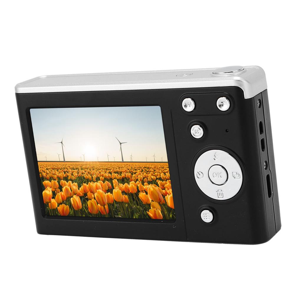 Digital Camera with Fill Light 4K 50MP 2.8 Inch Screen 16x Zoom Anti Shake AF Autofocus Camera for