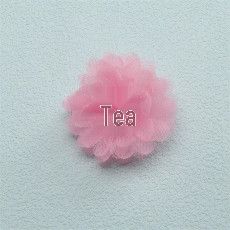 Three-Dimensional Fabric Yarn Flower Corsages: DIY Accessories for Shoes, Clothing, Brooches, and Hair Clips.