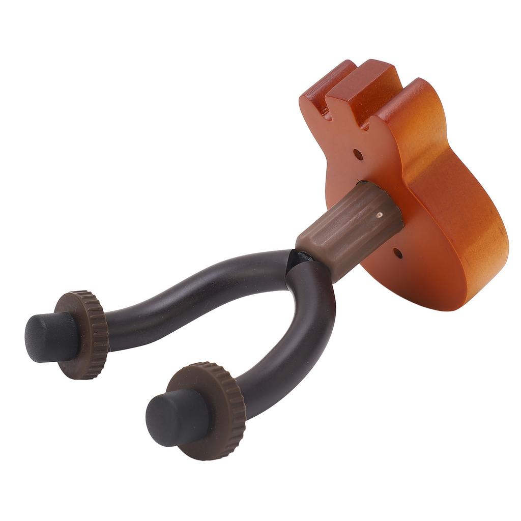 Guitar Hangers Hook Wall Mounted Beech Wood Iron and Rubber Guitar Holder Hook for Home Music Instrument Shops