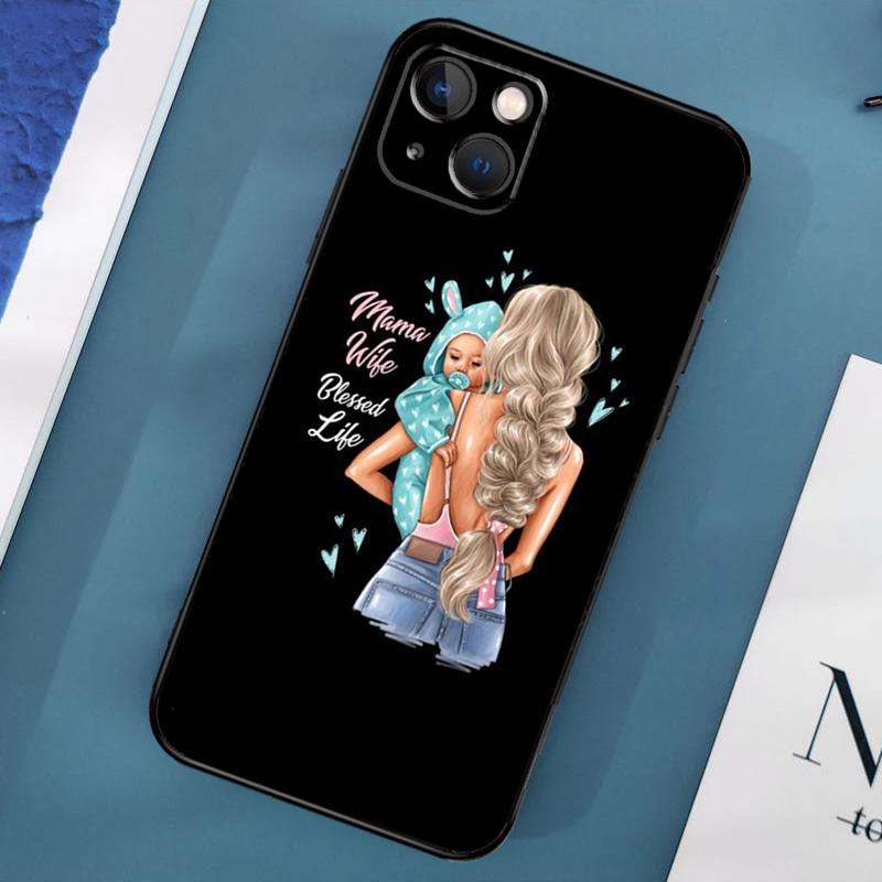 Fashion Super Mom Case For iPhone 15 14 13 12 11 Pro Max XS X XR SE 2020 2022 7 8 Plus 12 13 Mini Cover Shell