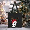 Christmas Letter Print Messenger Bag Student Casual Canvas Bag New