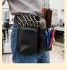 Leather Barber Crossbody & Waist Tool Bag for Scissors and Hairdressing Supplies