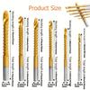 6 Pieces Titanium Twist Drill Bit Set, 135°Tip High Speed Steel, Size 3mm-8mm, Ideal Drilling In Wood/Cast Iron/Aluminum Alloy