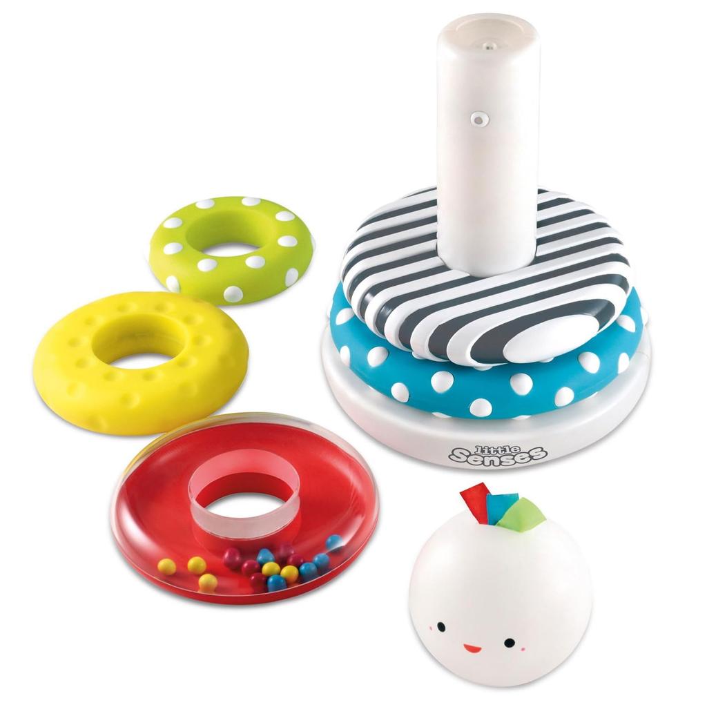 Early Learning Centre Illuminated Stacking Ring Baby Toy Baby Authentic Rattle, Gift, 145794,